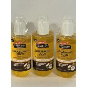 Palmer's Cocoa Butter Body Oil Bum-Bust 6.5oz (3 Pack) New